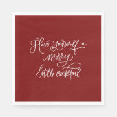 Serviette En Papier Serviette de bar pour la fête de Noël Cocktail Joy (Devant)