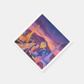 Serviette En Papier Serviette de cocktail de Las Vegas (Coin)