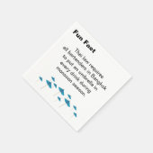 Serviette En Papier serviette de cocktail Monsoon Umbrella Fun Fact (Coin)