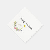 Serviette En Papier Serviette de douche d'abeille de miel Napkin (Coin)