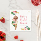 Serviette En Papier Serviette de douche de couple à la glace de l'herb (En situation)