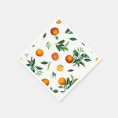 Serviette En Papier Serviette de fête Citrus Orange (Coin)