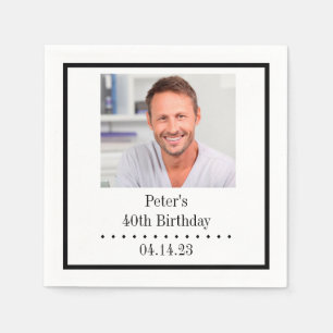 Serviette En Papier Serviette de papier d'anniversaire fait sur