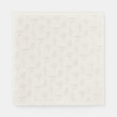 Serviette En Papier Serviette de récolte de champignons - Muet (Devant)