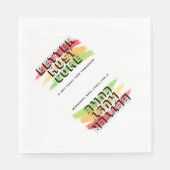 Serviette En Papier Serviette de Reggae avec devis (Devant)