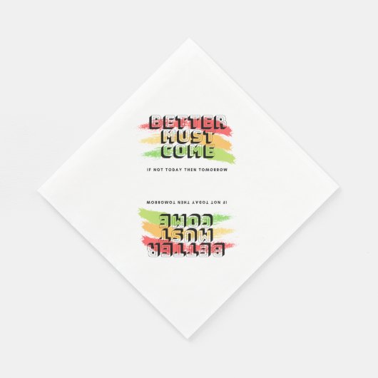 Serviette En Papier Serviette de Reggae avec devis (Coin)