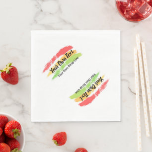 Serviette En Papier Serviette De Reggae Avec Votre Propre Texte
