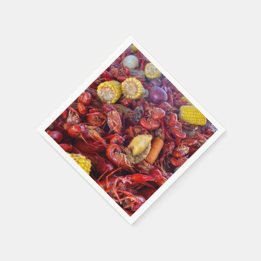 Serviette En Papier serviette de table à cocktail de langouste (Coin)