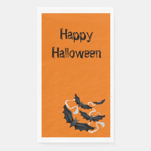 Serviette En Papier Serviette d'hôte en papier d'Halloween (Devant)