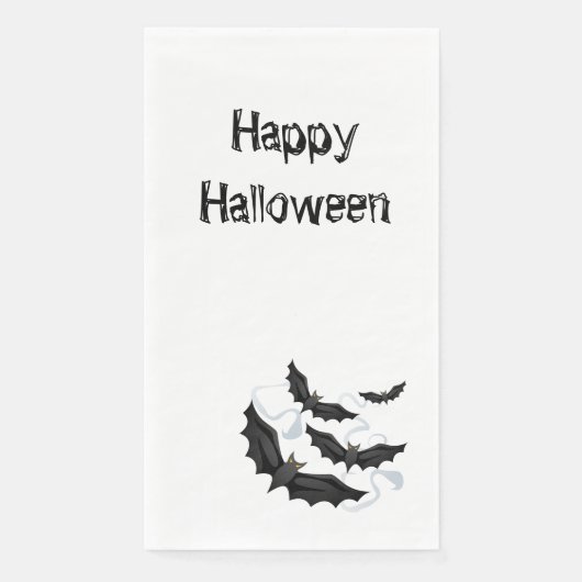 Serviette En Papier Serviette d'hôte en papier d'Halloween (Devant)