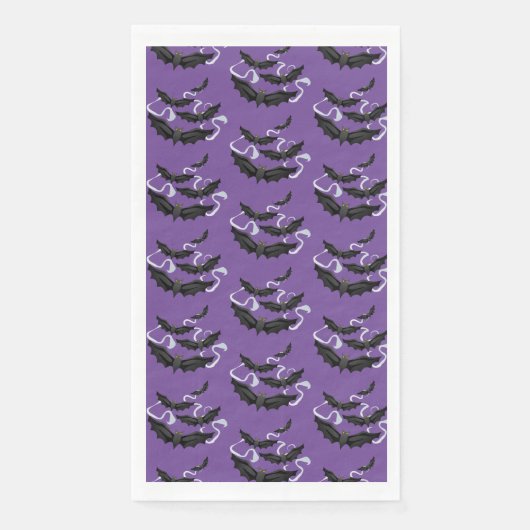 Serviette En Papier Serviette d'hôte en papier d'Halloween (Devant)