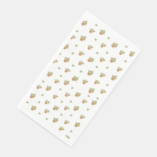 Serviette En Papier Serviette d'hôte Little Cutie Orange Napkin (Coin)