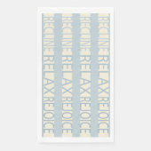 Serviette En Papier Serviette d'hôte Pâque serviettes Recline Relax Bl (Devant)