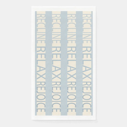 Serviette En Papier Serviette d'hôte Pâque serviettes Recline Relax Bl (Devant)