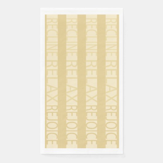 Serviette En Papier Serviette d'hôte Pâque serviettes Recline Relax Go (Devant)