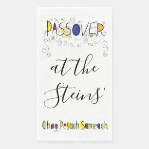 Serviette En Papier Serviette d'hôte Pâques serviettes sac Sameach