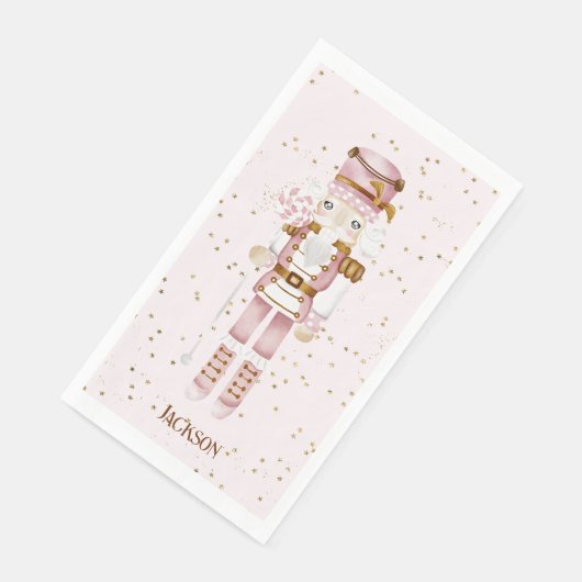 Serviette En Papier Serviette d'hôte pour croupe rose (Coin)