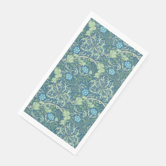 SERVIETTE EN PAPIER SERVIETTE D'HÔTE : WILLIAM MORRIS : ALGUES (Coin)