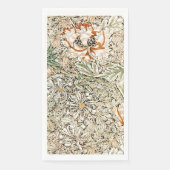 SERVIETTE EN PAPIER SERVIETTE D'HÔTE : WILLIAM MORRIS : HONEYSUCKLE (Devant)