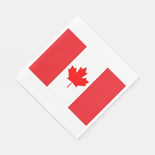 Serviette En Papier Serviette du drapeau du Canada (Coin)
