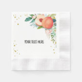 Serviette En Papier Serviette En Baby shower De Pêche (Devant)