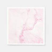 Serviette En Papier Serviette en marbre rose simple et parfaite (Devant)