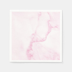 Serviette En Papier Serviette en marbre rose simple et parfaite