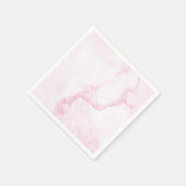 Serviette En Papier Serviette en marbre rose simple et parfaite (Coin)