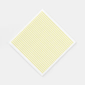 Serviette En Papier Serviette et Sofie papier rayé jaune Napkin (Coin)