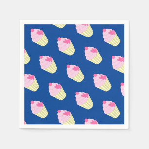 Serviette En Papier Serviette/illusima Bleu foncé