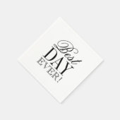 Serviette En Papier Serviette - Meilleure journée qui soit (Coin)