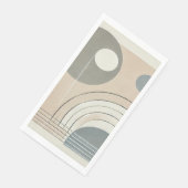 Serviette En Papier Serviette minimaliste Abstraite (Coin)