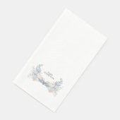 Serviette En Papier Serviette personnalisée Blu Heron (Coin)