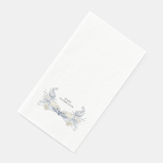 Serviette En Papier Serviette personnalisée Blu Heron (Coin)