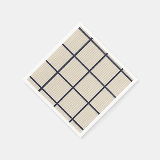 Serviette En Papier serviette rayée (Coin)