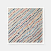 Serviette En Papier serviette rayée (Devant)