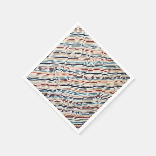 Serviette En Papier serviette rayée (Coin)