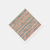 Serviette En Papier serviette rayée (Coin)