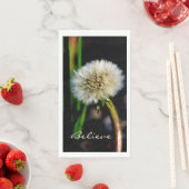 Serviette En Papier Serviette saisonnière Believe Green Dandelion  (En situation)