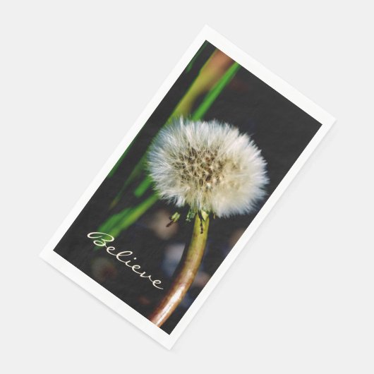 Serviette En Papier Serviette saisonnière Believe Green Dandelion  (Coin)