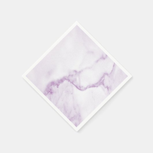 Serviette En Papier Serviette simple et parfaite en marbre violet (Coin)