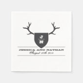 Serviette En Papier Serviette Trophée Rustique (Devant)