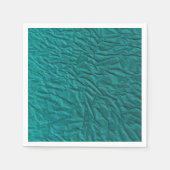 Serviette En Papier Serviette verte au design ridé (Devant)