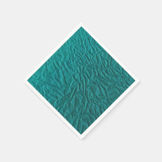 Serviette En Papier Serviette verte au design ridé (Coin)