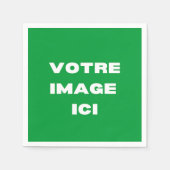 Serviette En Papier Serviette - Votre image ici - (Devant)