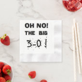Serviette En Papier Serviettes "30e anniversaire" (En situation)