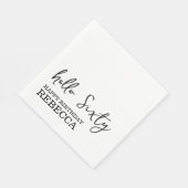 Serviette En Papier Serviettes 60e anniversaire (Coin)