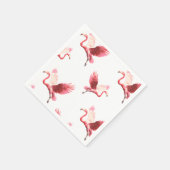 Serviette En Papier Serviettes à cocktails Fanny Flamant rose (Coin)