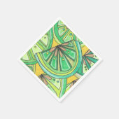 Serviette En Papier Serviettes à cocktails Green Limey (Coin)