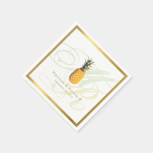 Serviette En Papier Serviettes à cocktails standard pour une réception (Coin)